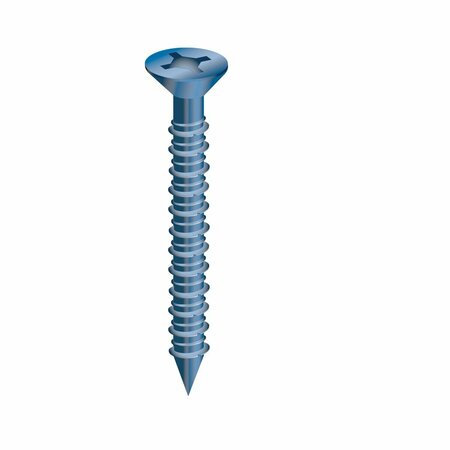 COBRA ANCHORS Scrw Cncrt 3/16x2-3/4in Blu 623C